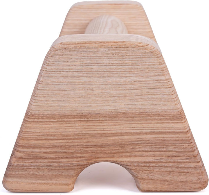 HELLUX Liegestützgriffe Holz | Parallettes Calisthenics Equipment | Handstand Griffe | Turn Zubehör