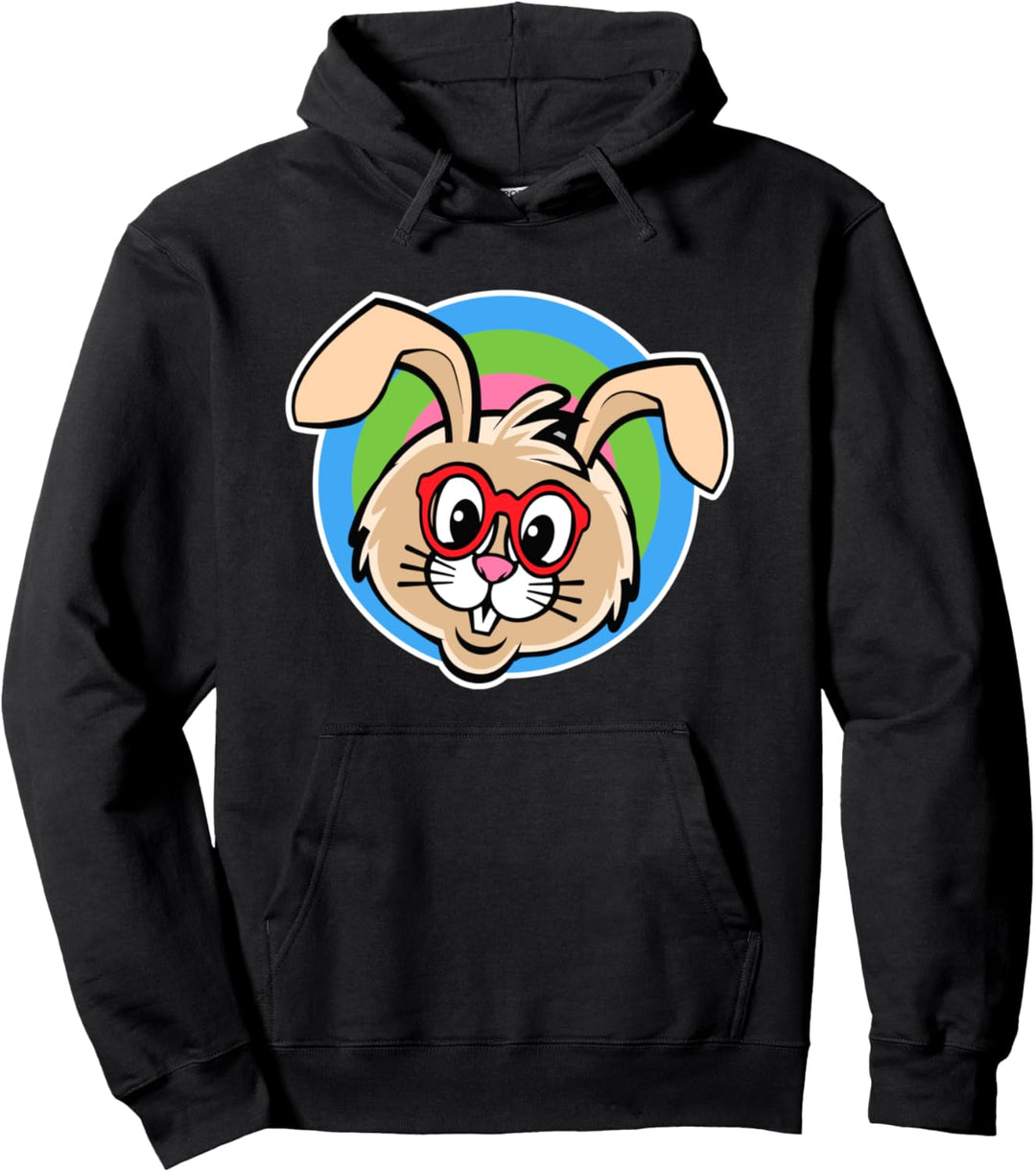 Häschen mit Brille I Bunny I Hasen I Kaninchen I Süsses Hasen Pullover Hoodie