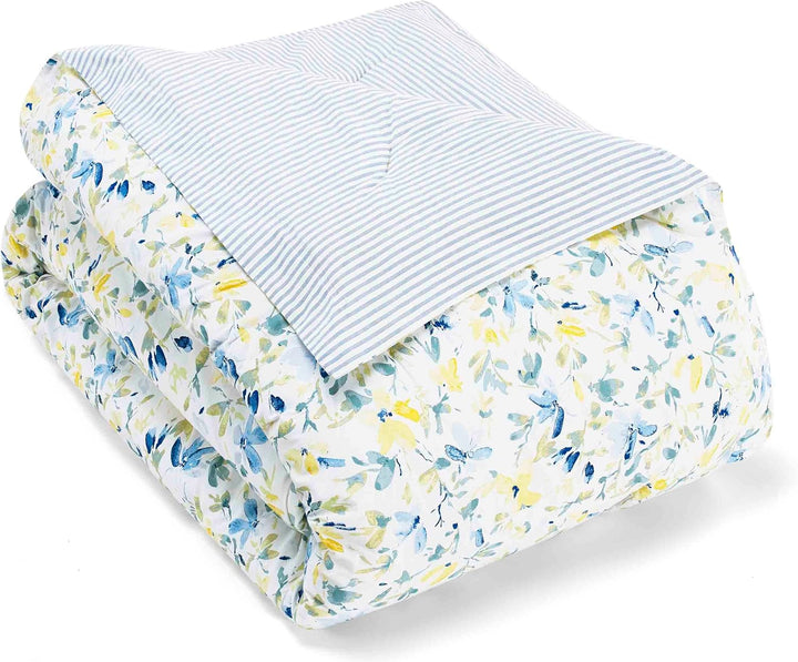 Laura Ashley Schmusetuch Set Wendebettwäsche aus Baumwolle, inklusive passendem Kissenbezug mit Bonu