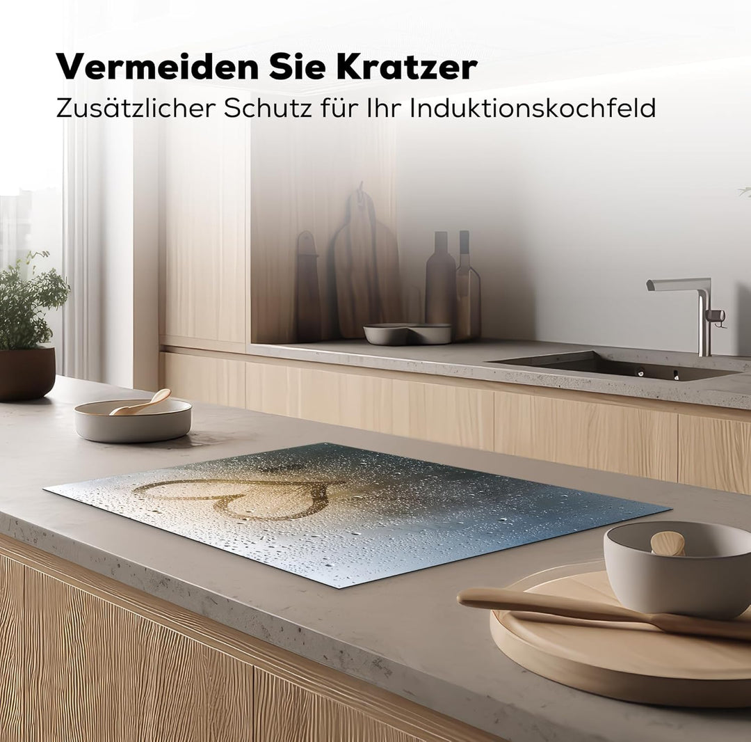 KitchenYeah© Herdabdeckplatte Einteilig Ceranfeld Abdeckplatte Küche Deko Ceranfeldabdeckung Herdabd