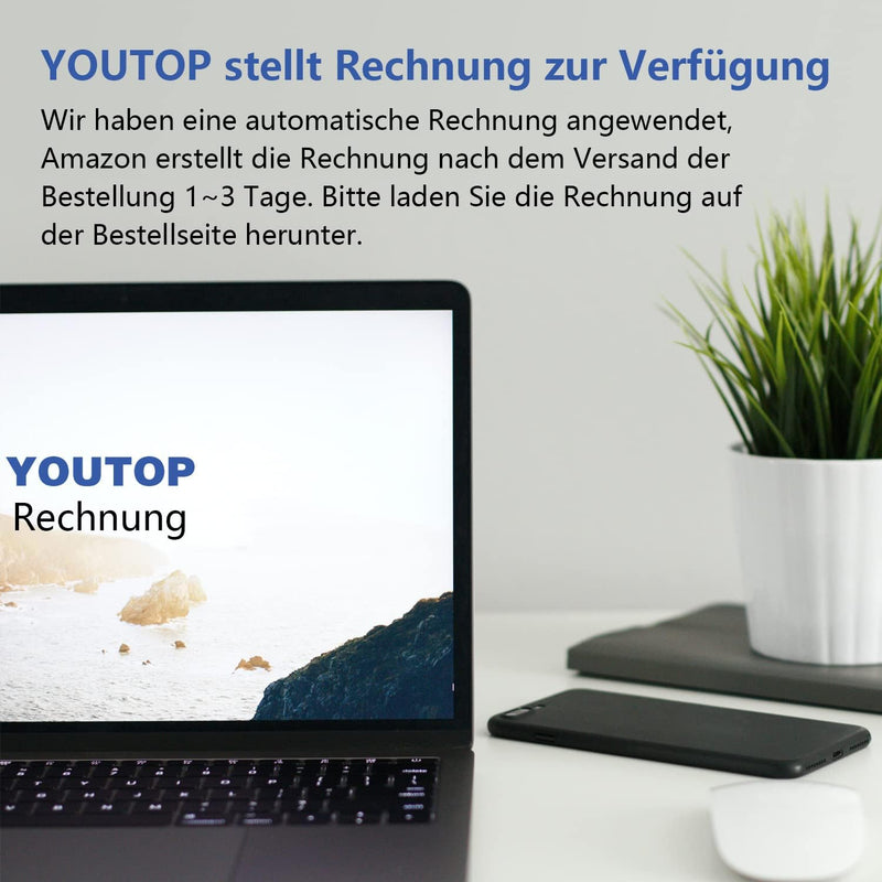 YOUTOP Wiederaufbereitete TK5440 TK-5440 kompatible Tonerkartusche 2 Schwarz Cyan Magenta Gelb Ersat