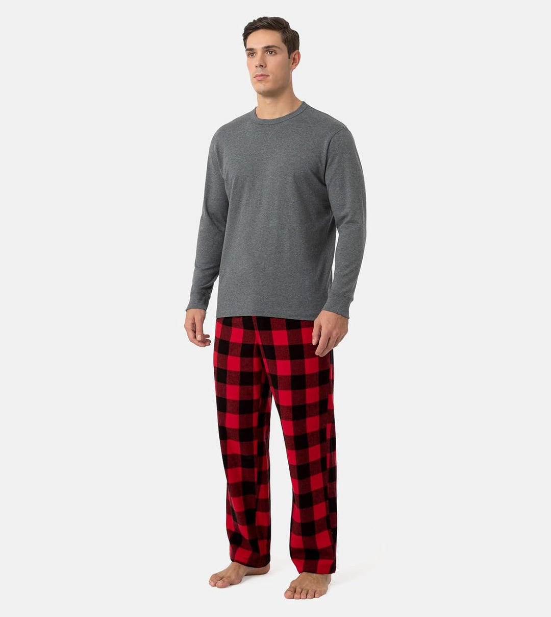 LAPASA Herren Pyjama-Set Schlafanzugset (Extra Warm Flecce Set M129, Wärmer Flanell Set M95, Warm Fl