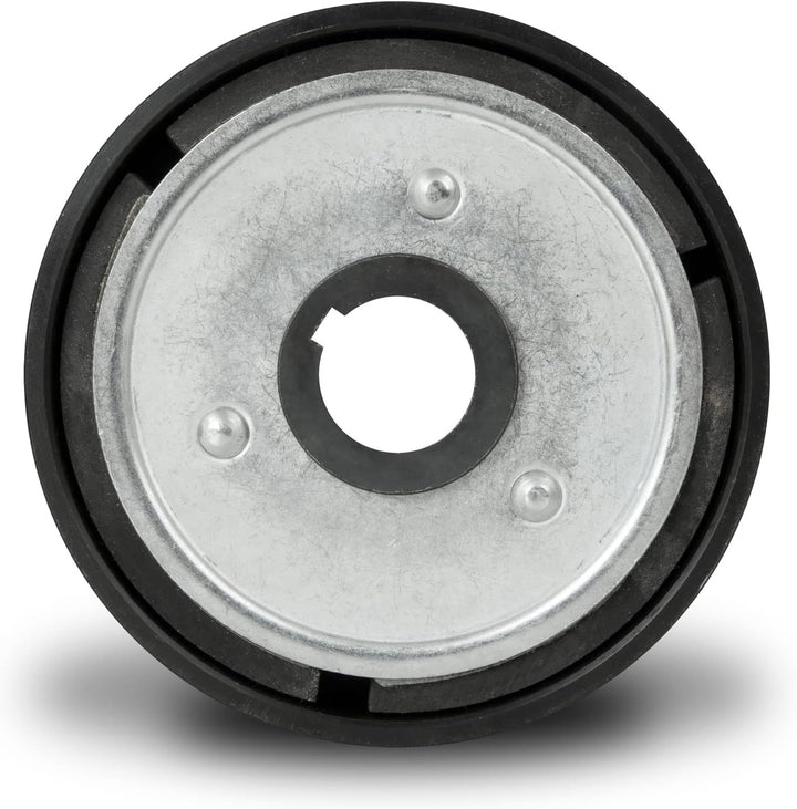 EBERTH Doppel Fliehkraftkupplung 25mm Welle für Doppelkeilriemen, 7mm Passfedernut, 58mm Keilriemenr
