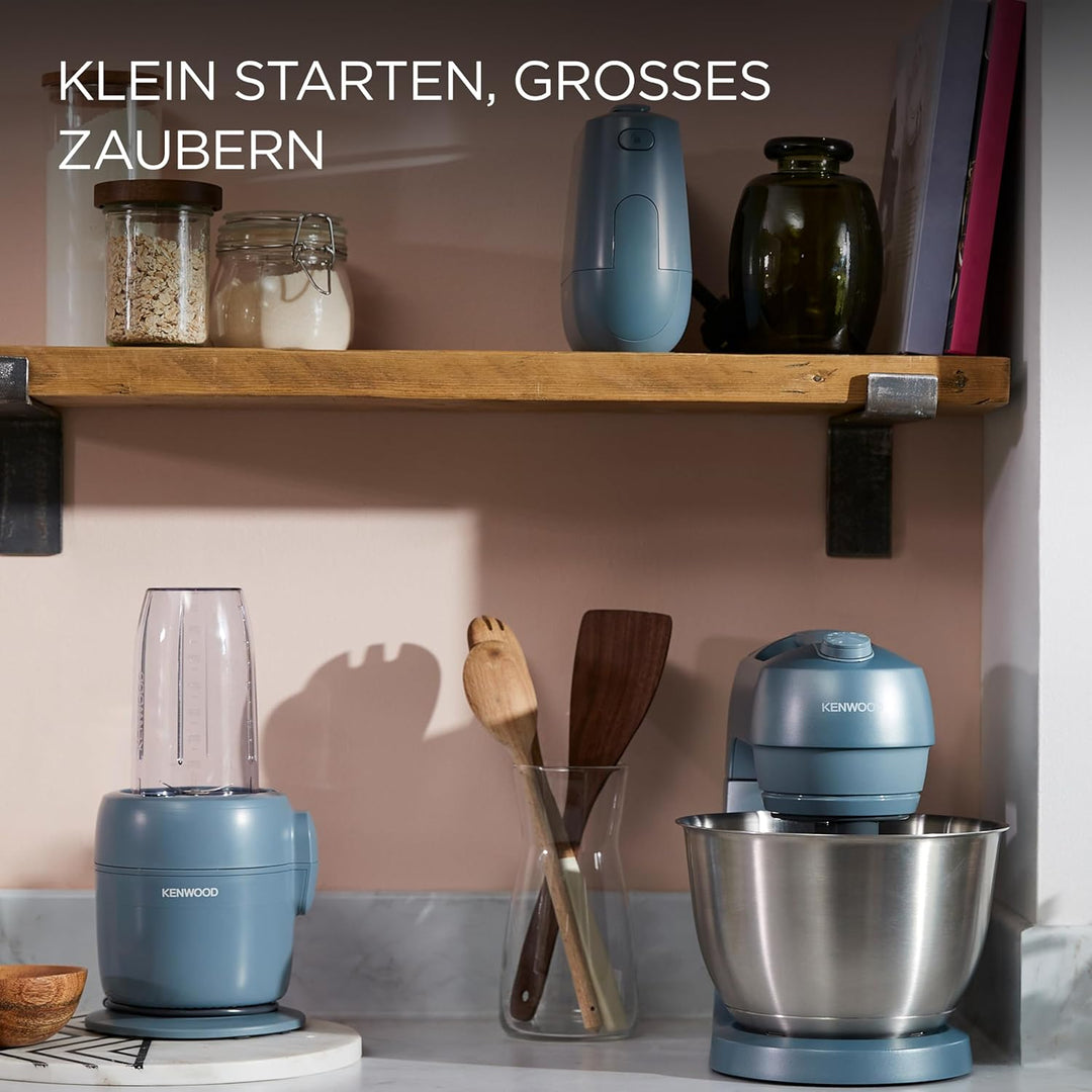 Kenwood MultiPro Compact – Kompakte Küchenmaschine mit Express Serve, Edelstahlmesser, Schneid- und