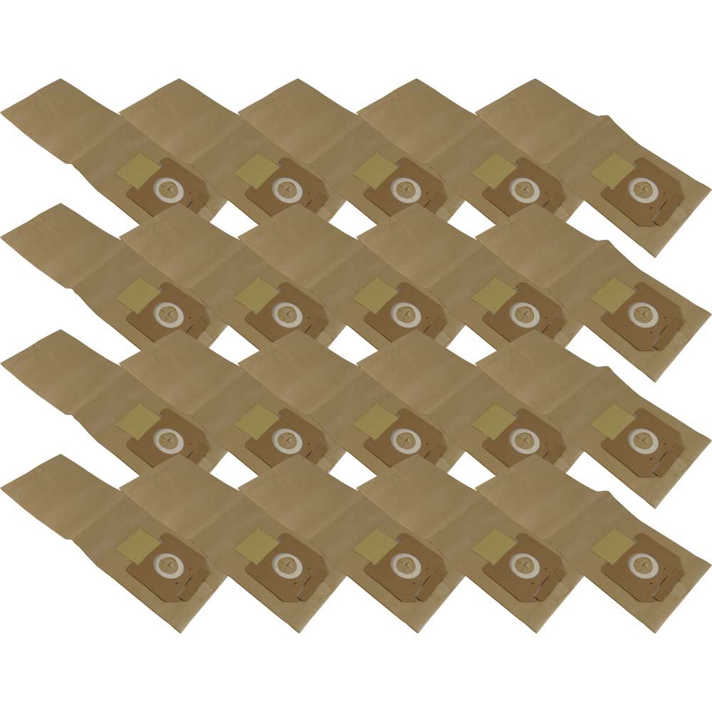 20 Staubsaugerbeutel aus hochfestem Papier passend für Kärcher 6.904-210.0, 20 Staubsaugerbeutel