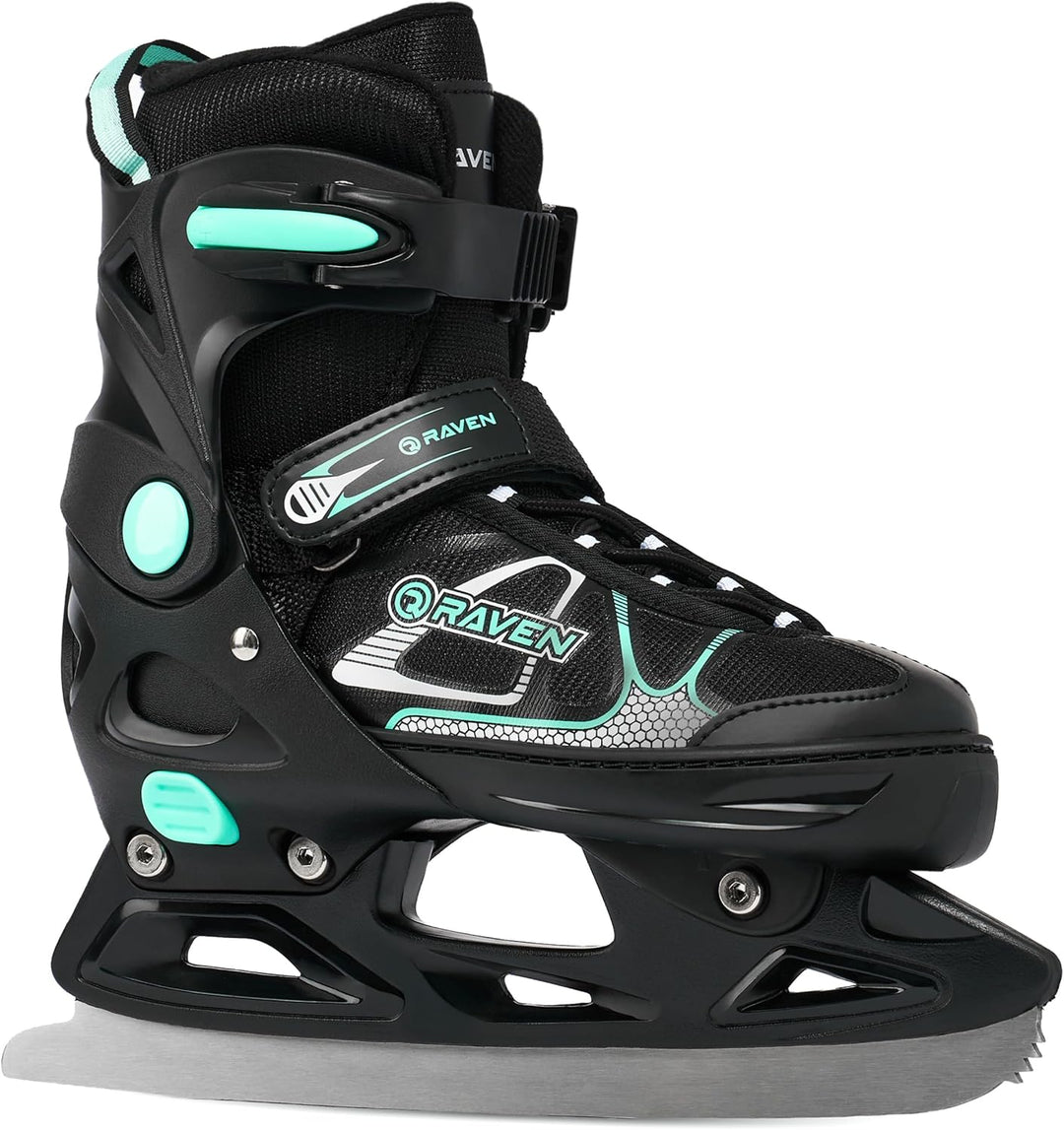 RAVEN Inline Skates Inliner für Kinder und Erwachsene OPTIONAL 2in1 mit Schlittschuhen verstellbar,