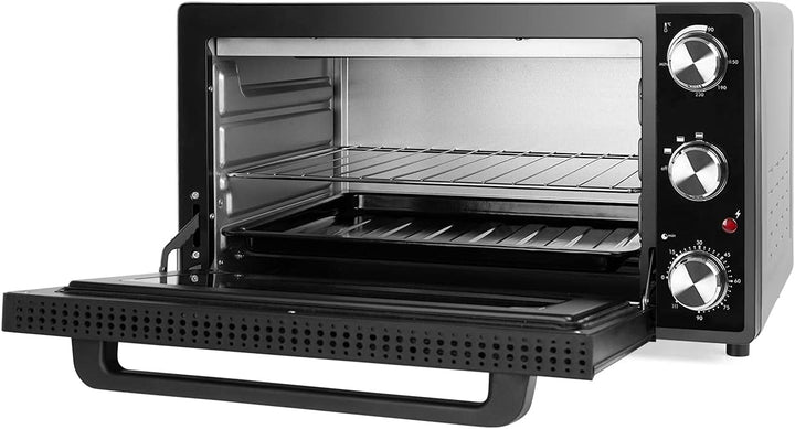 Orbegozo HO 385 Elektrischer Tisch-Ofen, 38 l, Timer, regelbarer Thermostat, Ober- / Unterhitze, Krü
