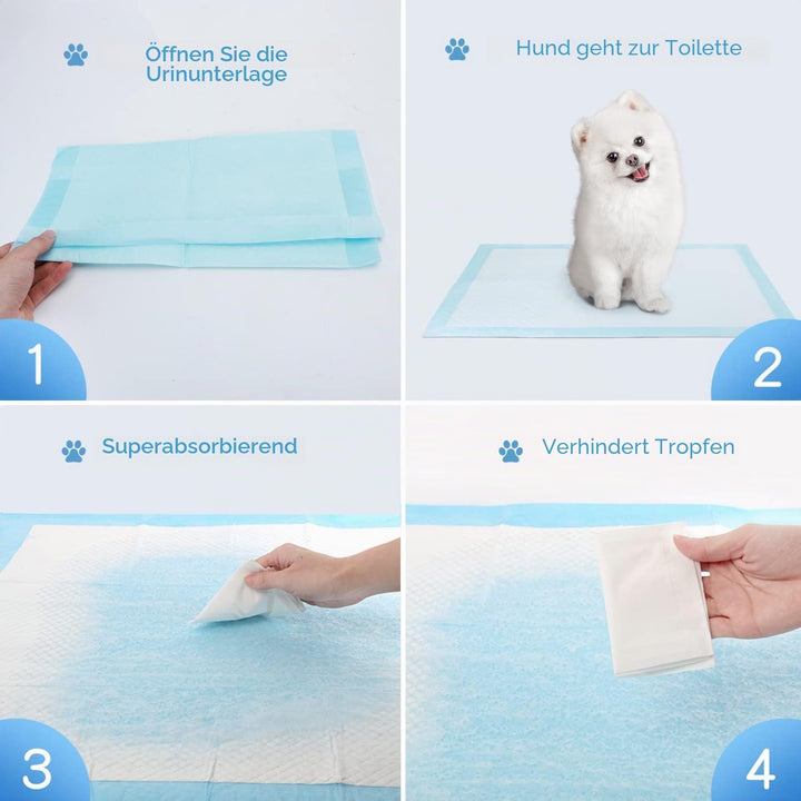 Nobleza -50 x Ultra saugfähige Hunde Trainingsunterlagen Welpenunterlage Welpen Toilettenmatte, 60 *