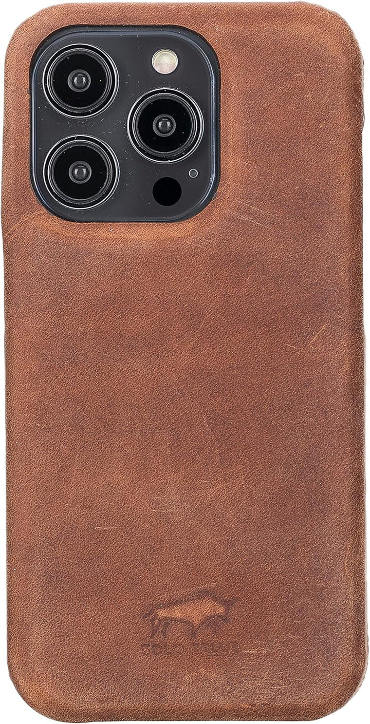 Solo Pelle Lederhülle kompatibel für iPhone 14 Pro in 6.1 Zoll abnehmbare Hülle (2in1) inkl. Kartenf