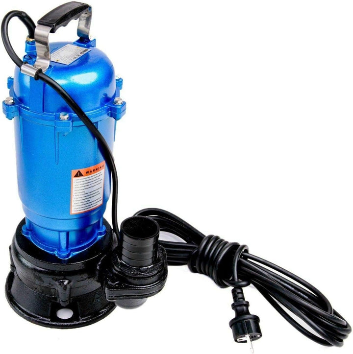 FÄKALIENPUMPE 550W M PUMPE WASSERPUMPE mit 2" STORZ C KUPPLUNG und 20m SCHLAUCH Tauchpumpe
