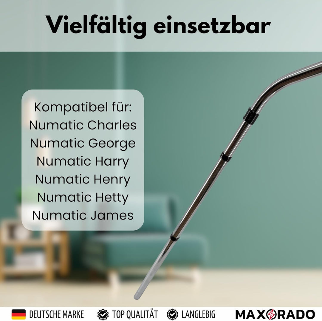 Staubsaugerrohr für Numatic Henry Hetty James Basil David Edward George I Staubsauger Rohr 32mm Ersa