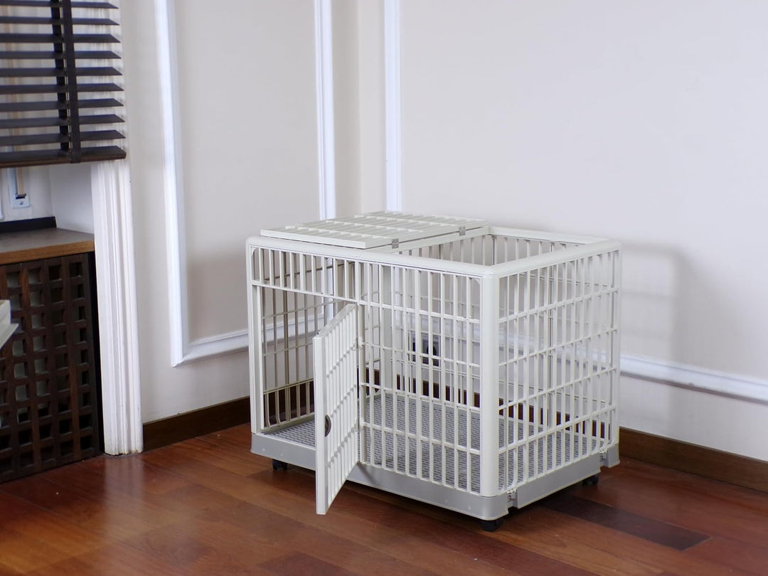 Lanco – Premium-Haustierkäfig für Hunde und Katzen. Kunststoff: widerstandsfähig und waschbar ohne K