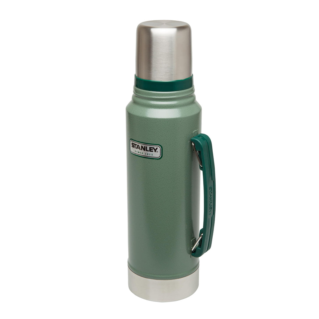 Stanley Classic Legendary Bottle Thermoskanne 1L - Hält 24 Stunden heiss/Kalt - Edelstahl Thermosfla