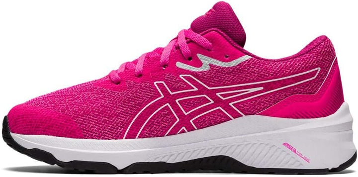 ASICS Unisex Kinder Gt-1000 11 Gs Sneaker 34.5 EU Pink Glo White, 34.5 EU Pink Glo White