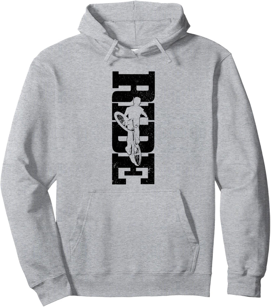 Mountainbike MTB RIDE Downhill Vintage Mountainbiker Pullover Hoodie