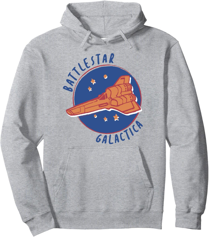 Battlestar Galactica Cartoon Patch Pullover Hoodie