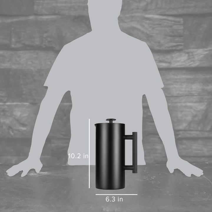 ESPRO – P6 French Press – doppelwandiger, isolierter Kaffee- und Teebereiter aus Edelstahl, 32 Unzen