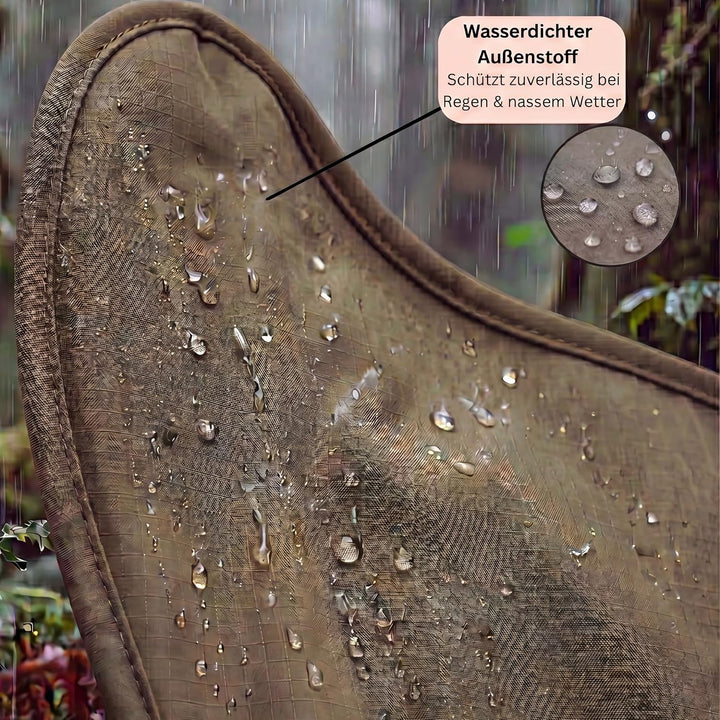 Regenmantel Hund wasserdicht mit Fleece-Futter – Hundemantel wasserdicht - Hundemantel warm - Regenm