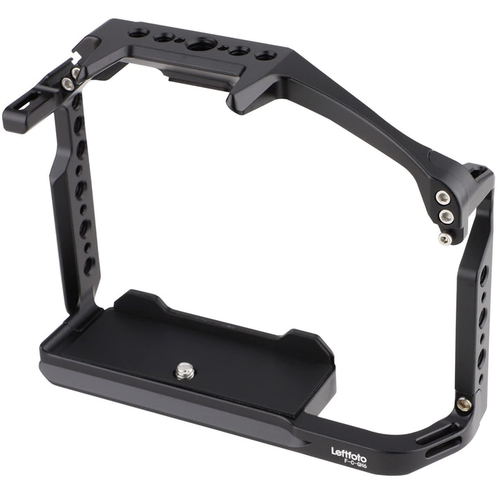 LEFTFOTO Kamera-Käfig, Kamera-Clip für Panasonic Lumix GH6, leichter Kamerakäfig mit integrierter Ar