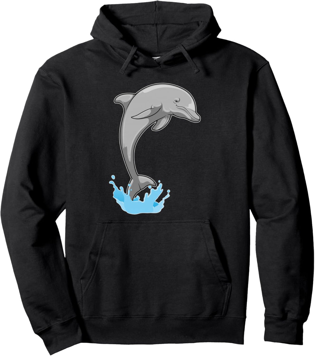 Delfin Wasser Pullover Hoodie