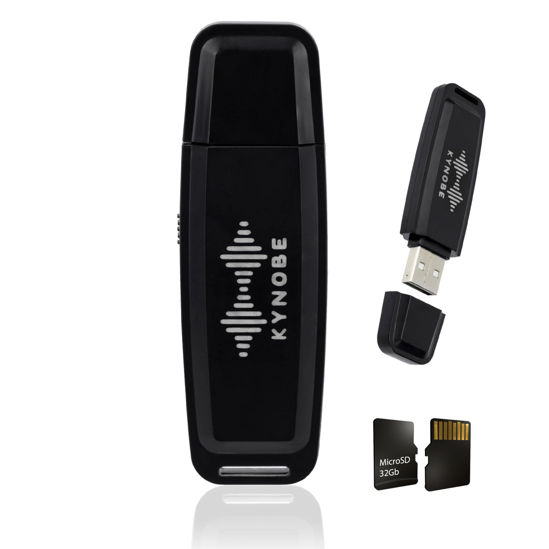 sprachrecorder Diktiergerät mit 32GB MicroSD - Kompakter Sprachrekorder mit klarem Klang – Mini Dikt