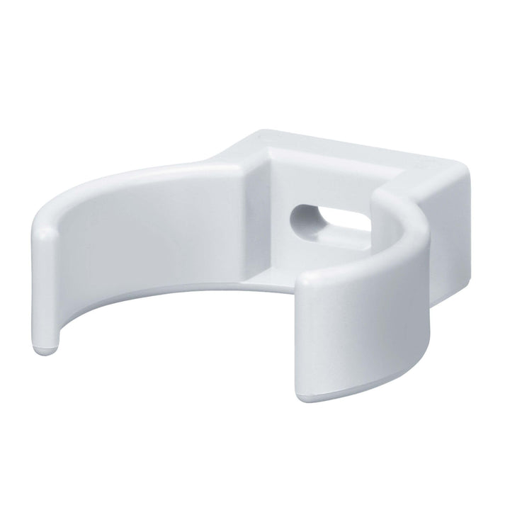 INEFA Rohrschelle Clip, PVC-U DN 50, 25 Stück Weiss Fallrohrschelle, Dachrinnenzubehör, einfache Mon