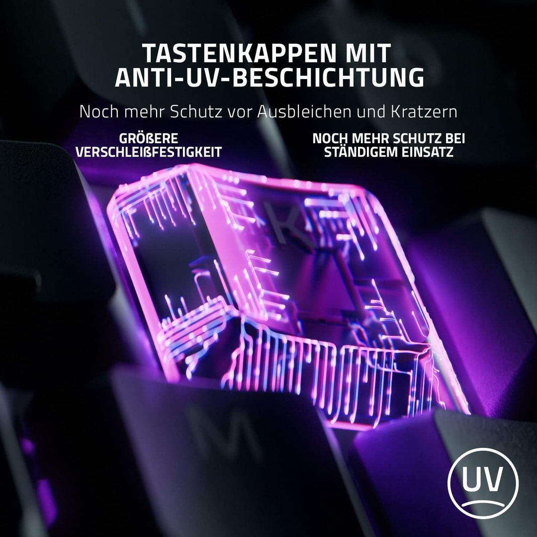 Razer Ornata V3 - Flache Mecha-Membran-Gaming Tastatur (Hybrid Mecha-Membran-Switches, Magnetische S