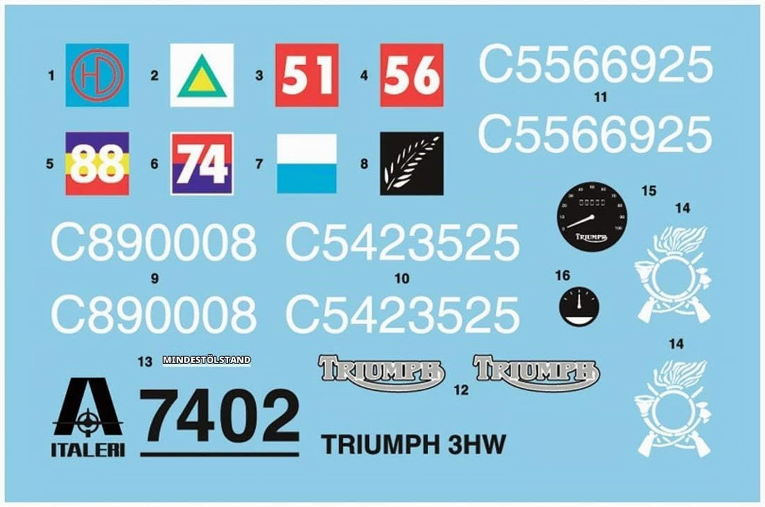 Carson 510007402 - 1:9 Triumph,