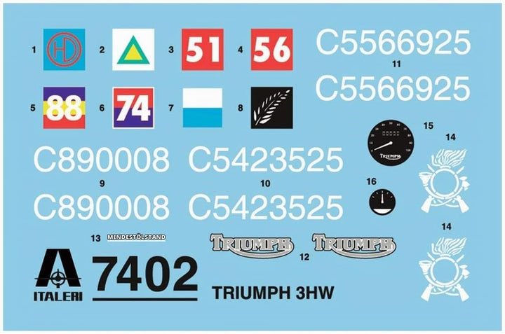 Carson 510007402 - 1:9 Triumph,