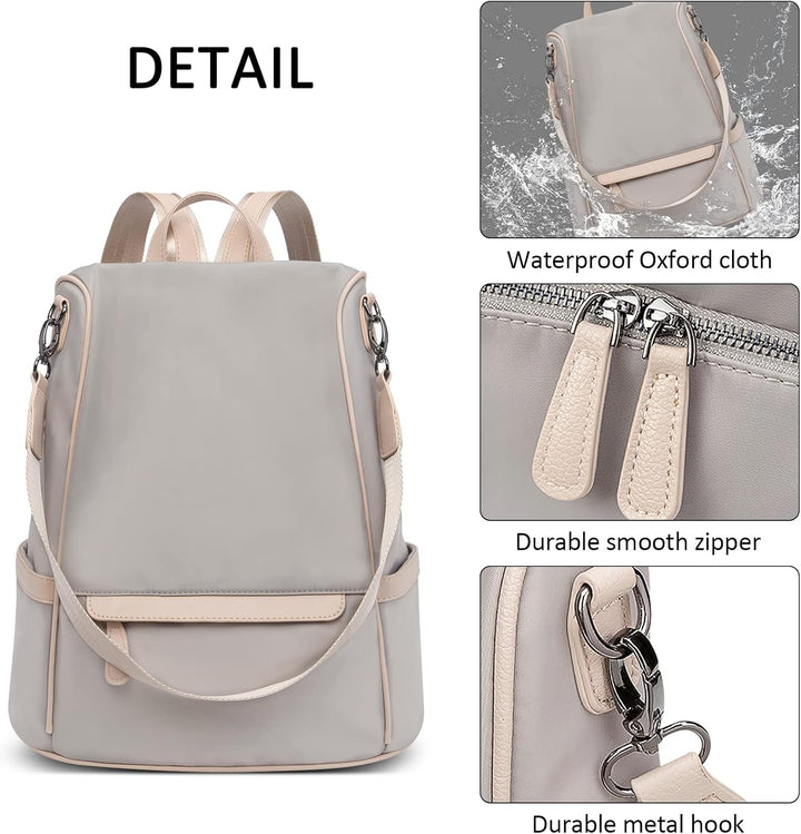 DORRISO Damen Rucksack Anti-Diebstahl Tagesrucksäcke Leicht Schulranzen Reise Rucksäcke Schulter Tas