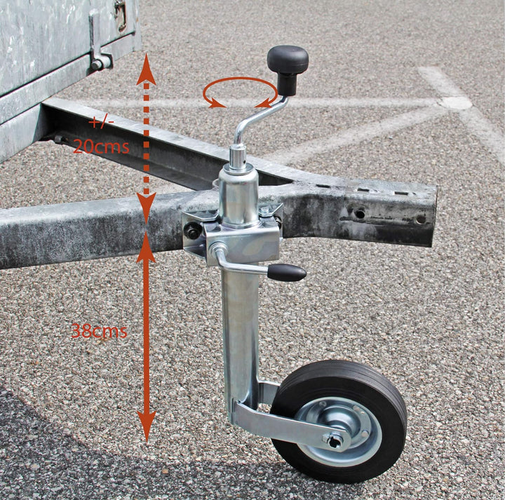 XLPT Stutzrad mit Gabel D.48mm + Flansch