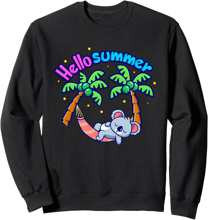 Fun Sommer Hängematte I Palme Koala I Ferien Sweatshirt