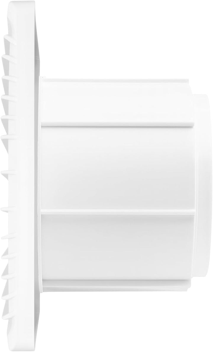 MKK Badlüfter 90mm Wandmontage Leise Lüfter Wohnraumlüfter Weiss (Standard), Standard