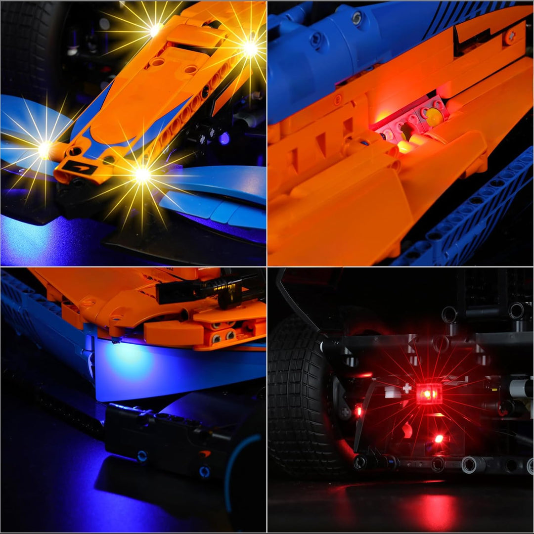 Led Licht Set für Lego McLaren F1, Led Beleuchtungs Set für Lego 42141 McLaren Formel 1 Rennwagen -