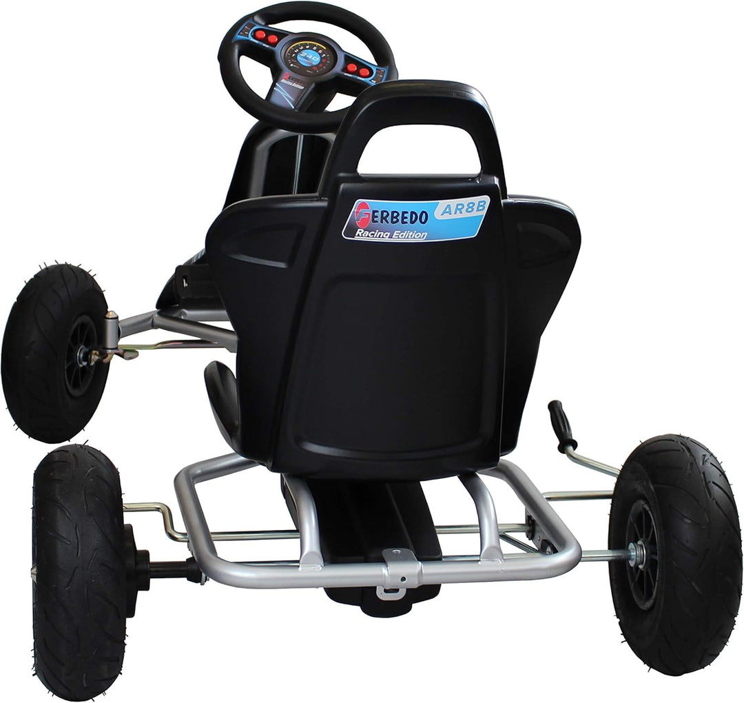 Ferbedo AR8P (Gokart/Kart in Silber/blau, ab ca. 5-11 Jahre) 112036, Silber/Blau