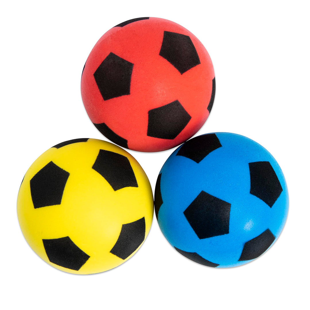 Betzold Sport - Softbälle-Set 3 Stück - Soft-Fussball-Set Kinder-Schaumstoffball Kinder-Ball 12 cm,