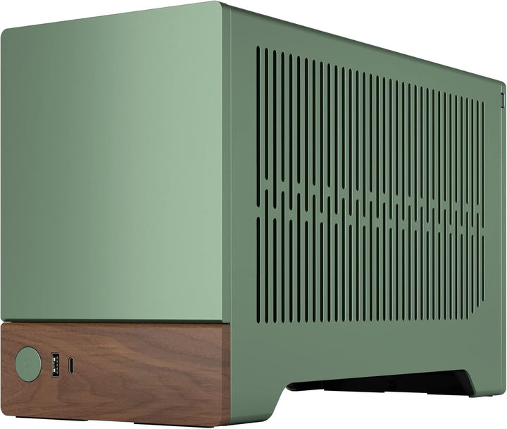 Fractal Design Terra Jade - Wood Walnut Front Panel - Small Form Factor - mITX Gaming case – PCIe 4.