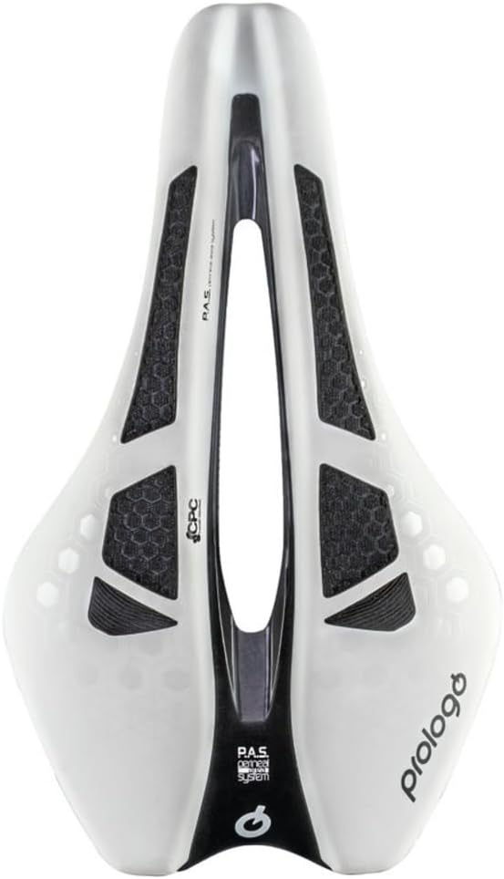 Prologo Unisex – Erwachsene Sattelstütze-2201029835 Sattelstütze, weiss/Silber, 245x143mm