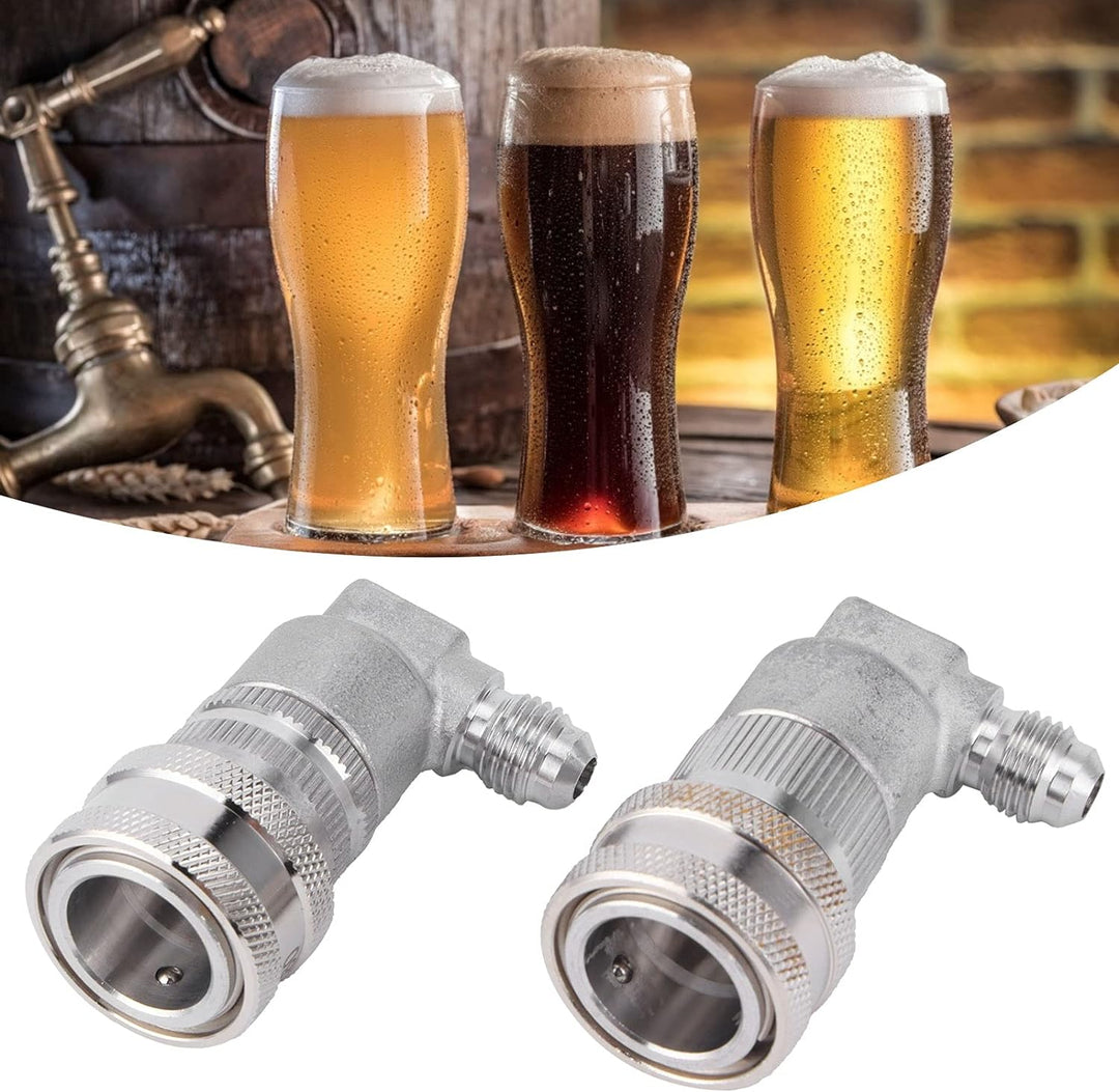 HEEPDD No Leakage Durable Easy to Distinguish Ball Lock Disconnect Stainless Steel, Ball Lock for Be