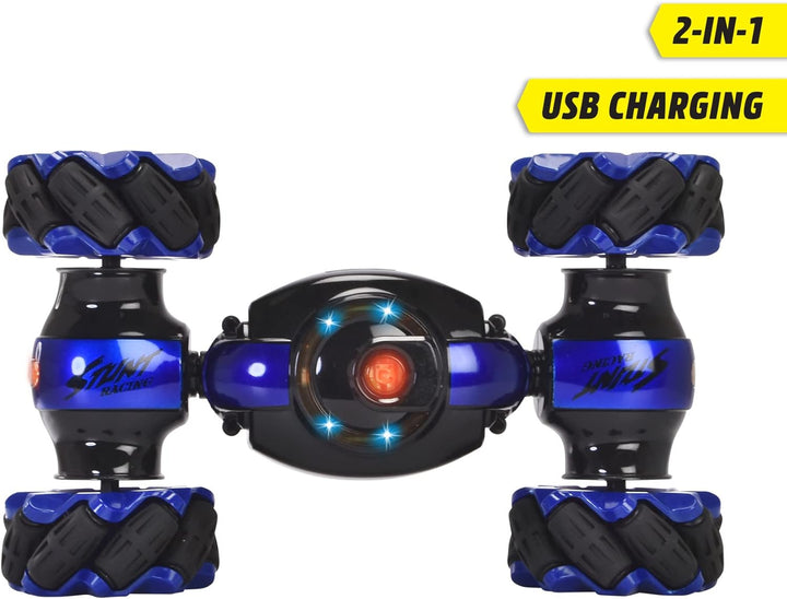 Dickie Toys - RC Twist Transformer - ferngesteuertes 2-in-1-Auto für Coole Stunts (bis 10 km/h), Spi