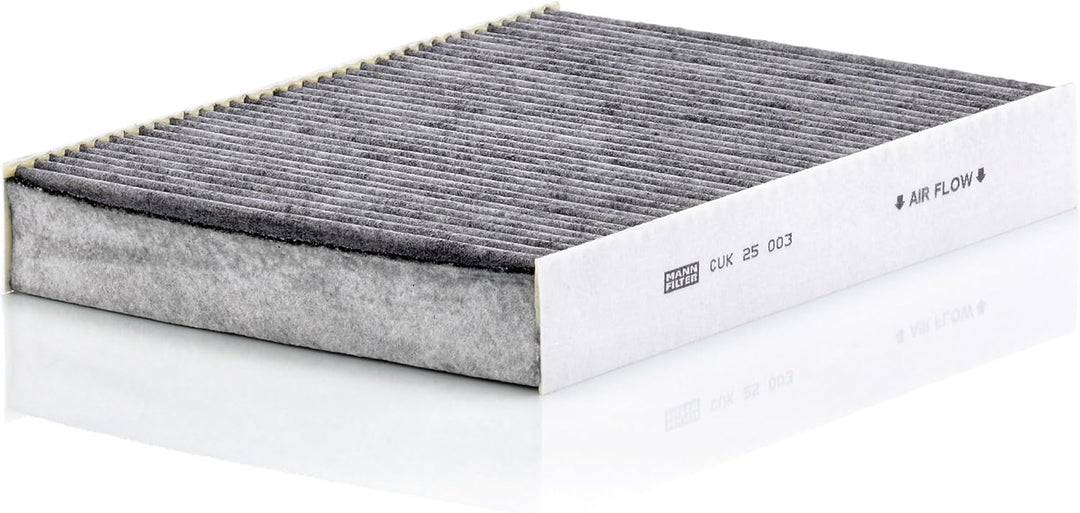 MANN-FILTER CUK 25 003 Innenraumfilter – Pollenfilter mit Aktivkohle – Für PKW CUK Single, CUK Singl