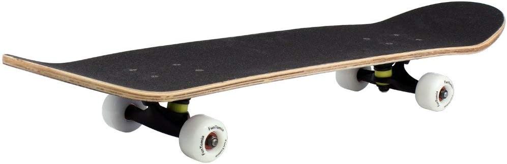 FunTomia Skateboard mit Mach1 Kugellager Rollenhärte 100A und 100% 7-lagigem Ahornholz Skate Board m