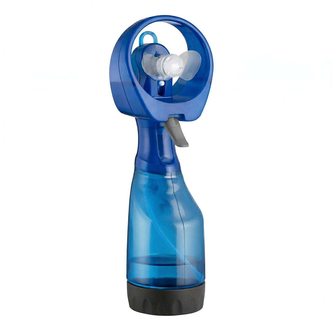 MIJOMA Sprühflasche mit Ventilator – tragbarer Sprühventilator, batteriebetrieben, Abkühlung für unt