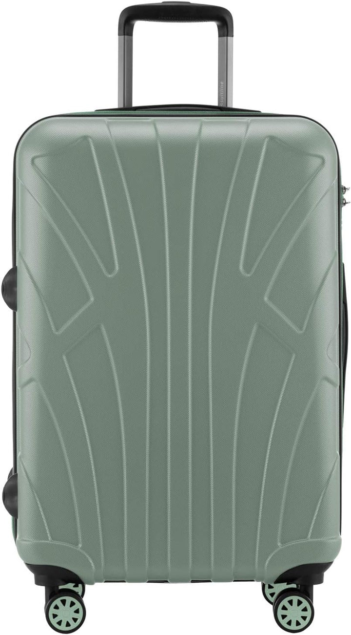 Suitline 3er Koffer-Set Trolley-Set Rollkoffer Hartschalen-Koffer Reisekoffer, TSA, (55 cm, 66 cm, 7
