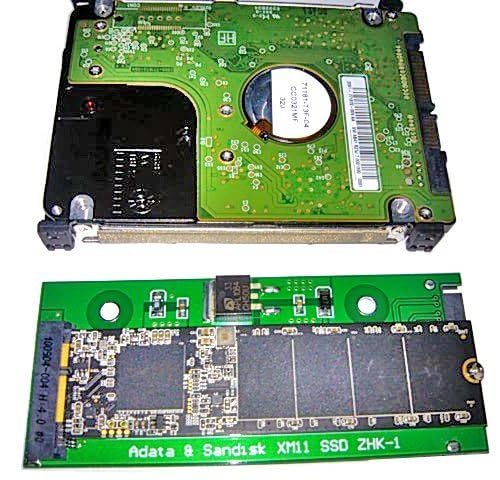 Sintech 18Pin zu SATA Adapter mit USB SATA Kabel, Kompatibel mit Sandisk SDSA5JK ADATA XM11 SSD von