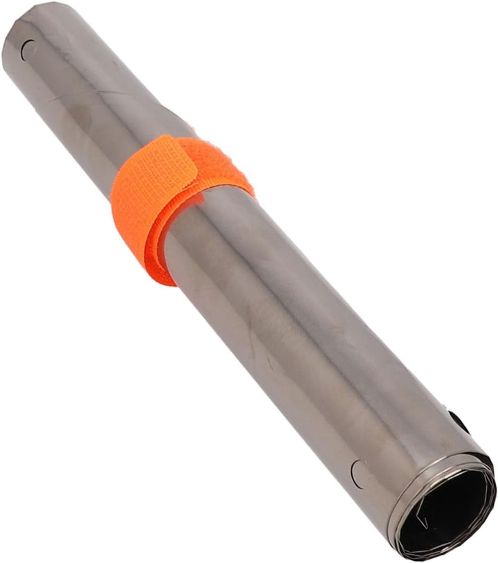 Tragbarer Titan-Windschutz, Magnetverschluss, höhenverstellbar, einfache Lagerung (19 cm), 19 cm