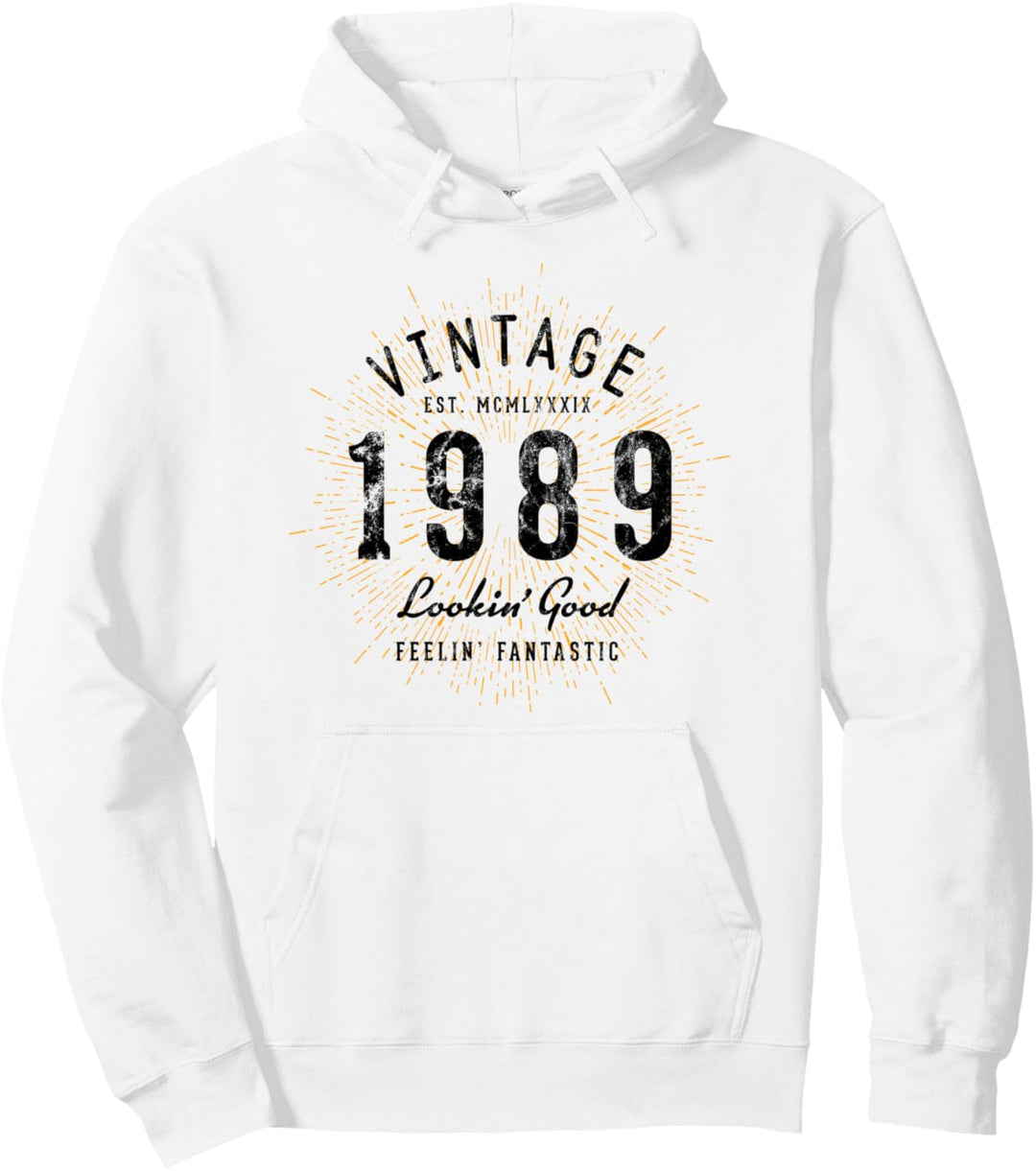 Vintage Geburtstag geboren 1989 Pullover Hoodie