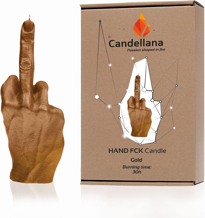 Candellana Mittelfinger Kerze Aesthetic 80 x 75 x 221 mm - Kerzen Aesthetic 3D - Candles Aesthetic -