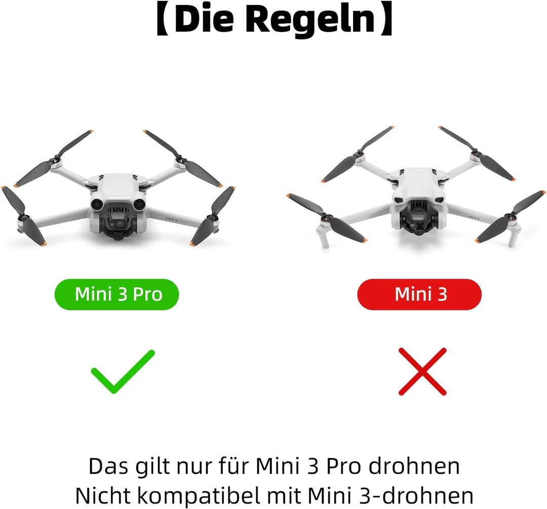 ONTOMYO Original 24Pcs Mavic Mini 3 Pro Propeller Kompatibel mit DJI Mini 3 Pro Blades Props Wings R