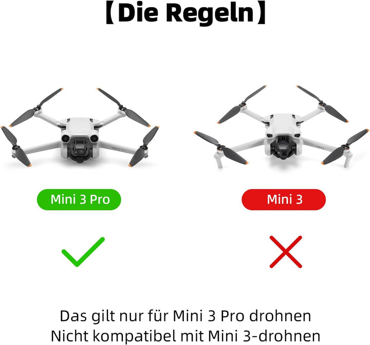 ONTOMYO Original 24Pcs Mavic Mini 3 Pro Propeller Kompatibel mit DJI Mini 3 Pro Blades Props Wings R